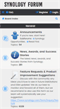 Mobile Screenshot of forum.synology.com