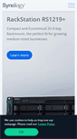 Mobile Screenshot of originwww.synology.com